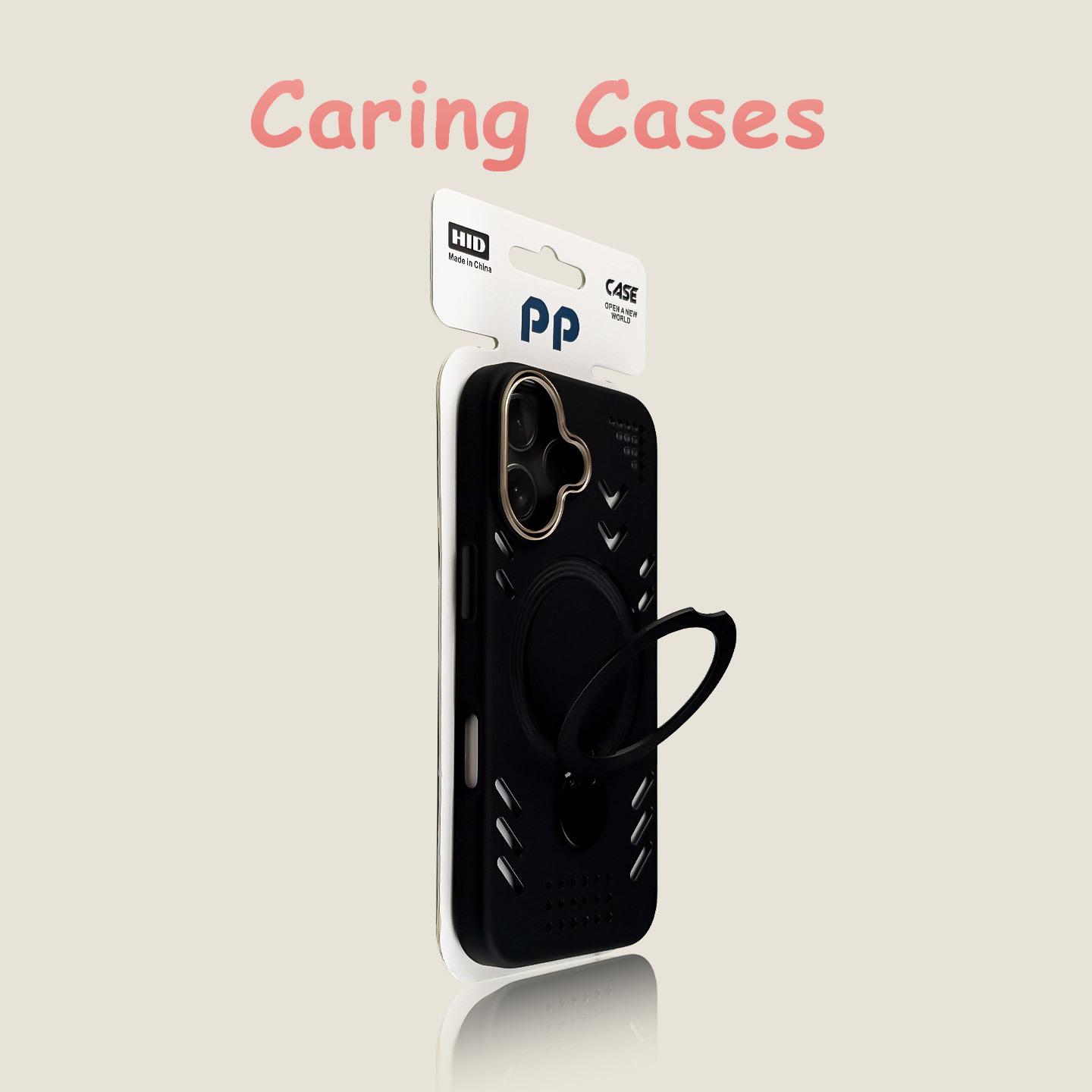 

For iPhone 17 Pro Max Case Pink Magnetic Rotating Stand Matte Cooling Skin-Feel Shockproof Compatible with iPhone 16 15 14 13 iPhone 13 чорний