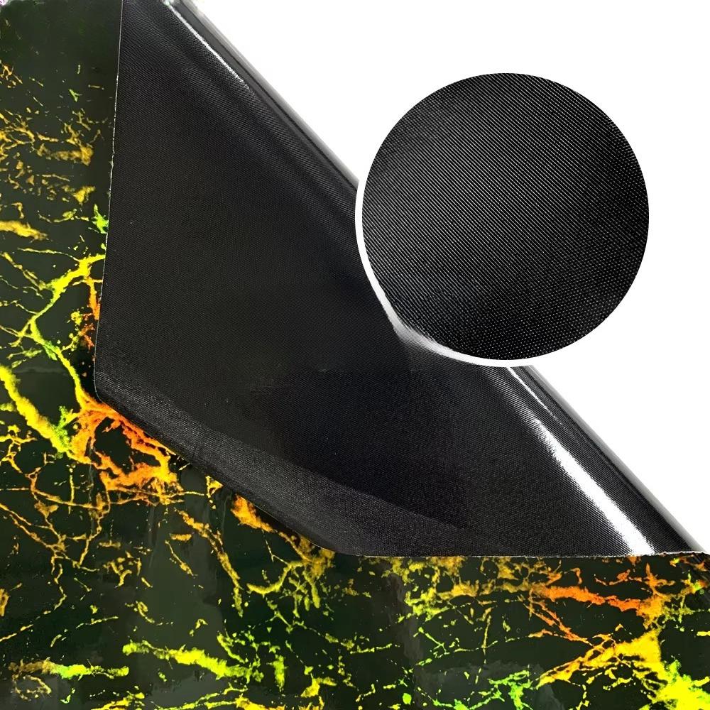 New Design Crystal Laser Marble Car Wrap Film Glossy Series Personality Clearly Pattern Car Film Sensitive Glue Car Stickers