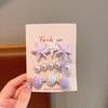 Summer Ocean Starfish Shell Hairpin Cute Children'S Hairpin Duck Beak Clip Pearl Hair Accessories Headgear Clip Girl