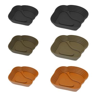 Step Design Reptiles Bathing Bowl Plastic Terrariums Basin For Turtles Lizards Feeding Soaking Bath Pool with Ramps