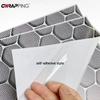 2pcs Honeycomb Car Stickers Waterproof B Pillar Center Column Decor Covers DIY Scratch Resistant Car Styling Decoration Sticker