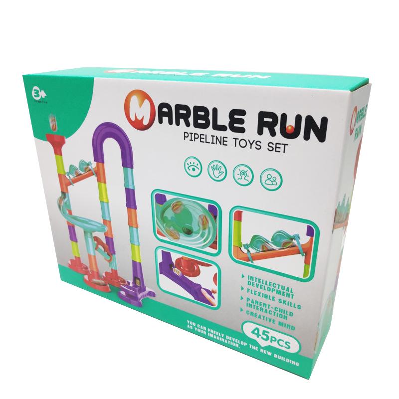 Children s Catapult Slide Building Blocks: Versatile Ball Rolling Track Maze Toy