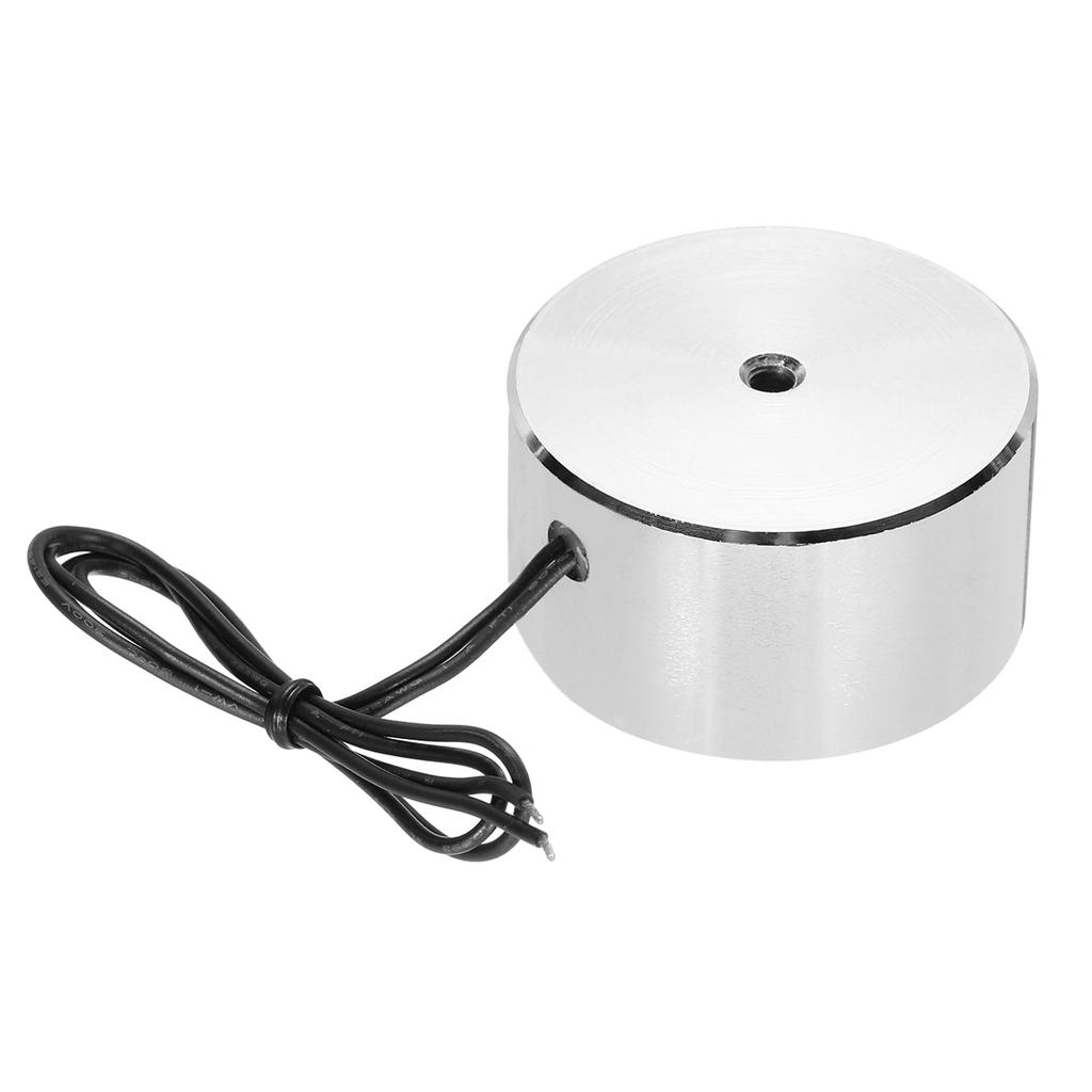 Uxcell DC24V 70KG Lift Holding Electromagnet Suction Cup Electric Lifting Magnet Solenoid