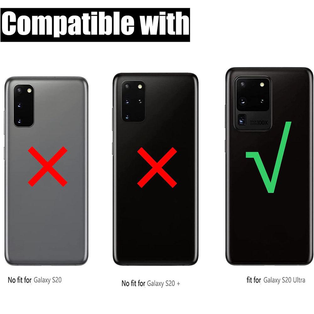 Kryt Dveří Sklo Baterie Zadní Kryt Pro Samsung Galaxy S20 Ultra