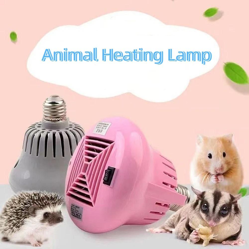 0-50-100W Animal Heating Lamp E27 Socket Animal Heat Bulb Reptile Heating Light  Pet Brooder