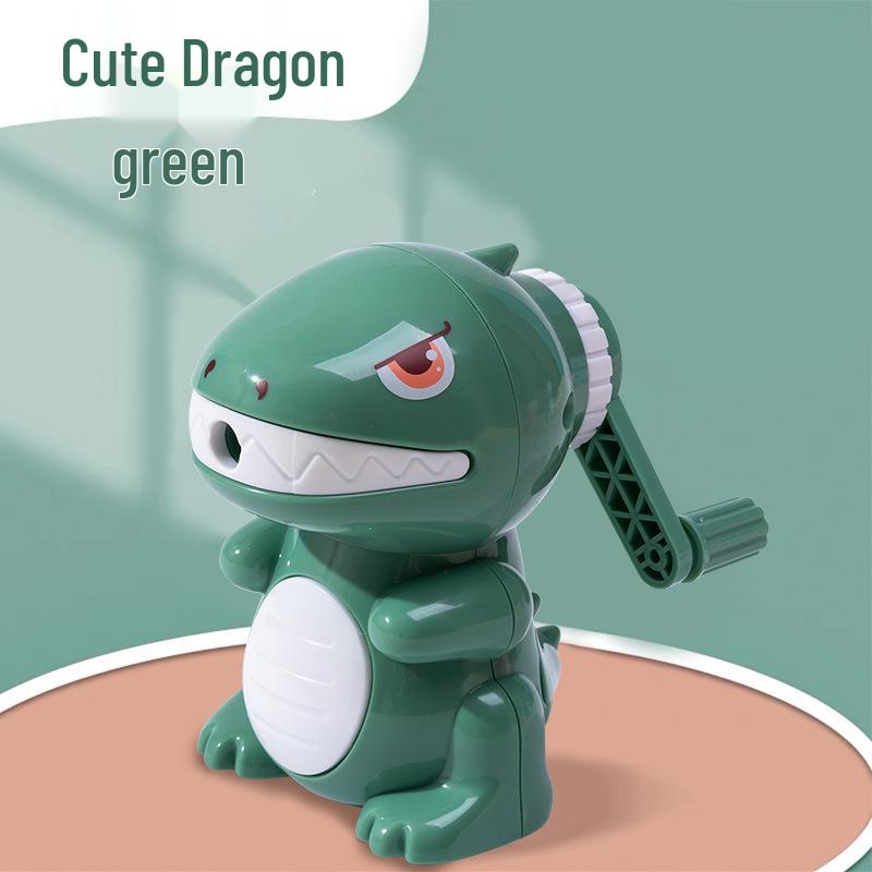 Cute Cartoon Dinosaur Lead Feed Pencil Sharpener - Little Sprite Manual/Automatic