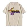 Sommer Hannah Montana Logo T-Shirt Herren Damen Lässig Kurzarm T-Shirt Unisex Mode Ästhetischer Trend Y2K T-Shirt Streetwear