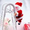 Chimney Santa Claus Climbing Ladder Climb Rop Santa Plush Toy Climbing Santa Claus Doll  Party