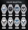 Specht&Sohne New Fashion Watch 41MM Stainless Steel Watch Rose Gold Luminous Male Sport Quartz Wristwatch 50M Waterproof