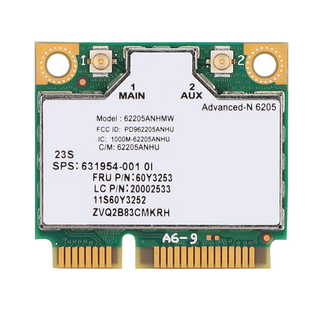 300Mbps for Intel Wireless N 6205 Mini PCI E Network Card for Thinkpad Laptop