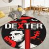 Dester Round Area Rug,Carpet Rug for Living Room Bedroom Sofa Playroom Decor,Non-slip Floor Mat9