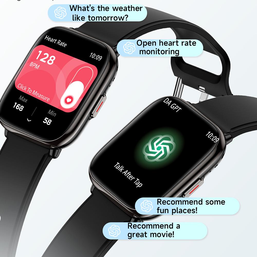 T59 1.75 Inch AMOLED Screen Smartwatch Bluetooth-Compatible Calling Health Monitoring Sport Watch