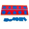 Montessori Early Education Sensory Geometric Inset Boards for Children's Cognitive Development
