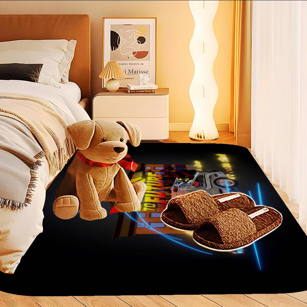 Back To The Future Door Mat Washable Non-Slip Living Room Sofa Chairs Area Mat Kitchen Doormat Area Rug