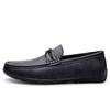 Genuine Leather Loafers Men Design Moccasin Fashion Slip On Soft Flat Casual Men Shoes Adult Male Footwear Handmade Boat Shoes