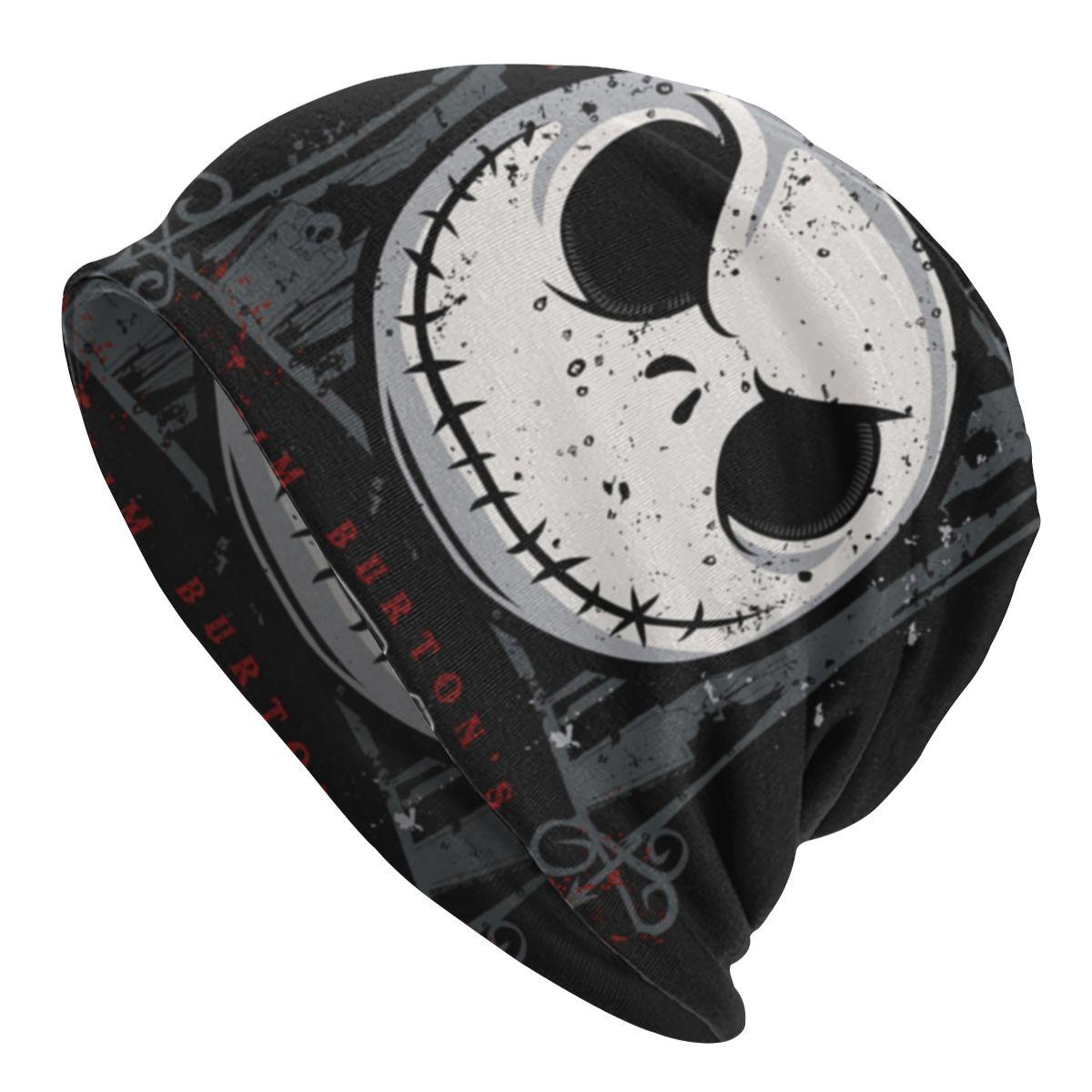 

Halloween Skeleton Jack Caps Skull Jack Fashion Outdoor Skullies Beanies Hat Unisex Women Summer Warm Dual-use Bonnet Knitted Hat