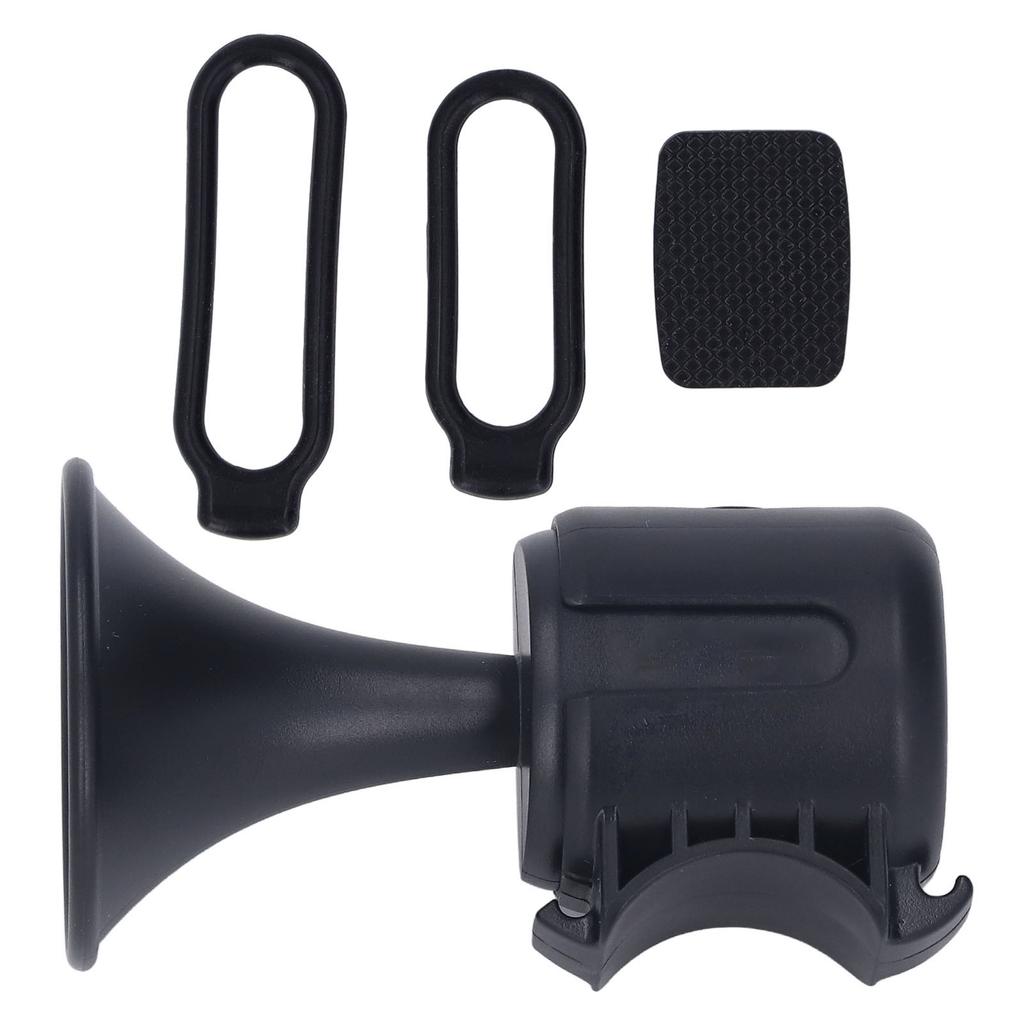 Electric Bike Horn Black IPX4 Waterproof Loud Sound Bicycle Bell for Road Bike Mountain Bike