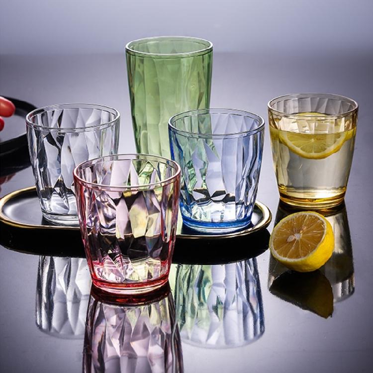 Shatterproof Wine Glasses Water Tumblers Reusable Fruit Juice Beer Champagne Cup