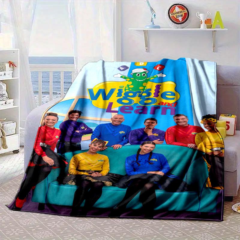 Coperta Morbida e Didattica Coperta in Flanella per letto, divano, Campeggio, Escursionismo, Essenziali per Picnic, regalo per la famiglia Regali per Fan
