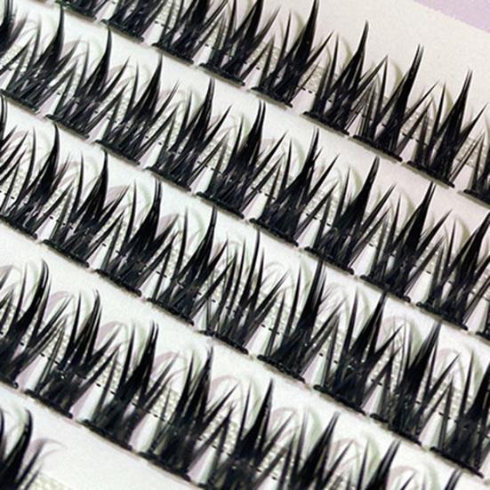 Yousheng 1 Box 9/10/11/12/13mm Künstliche Wimpern Superweich Gute Duktilität Natürlicher Schwung Ultradicke Dichte Falsche Wimpern Augenverlängerung Dick Flauschig