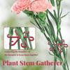 Plant Stem Gathering Tools , Flower Gathering Rings Plant Support Clips, Reusable Garden Clips for Plants Outdoor, 4 Size Plant Support Vine Clips