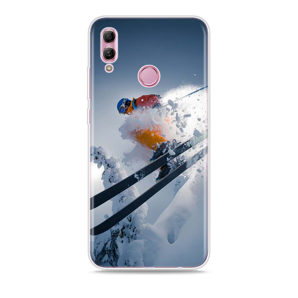 Skidåkning Snö Snowboard Silikonskydd För Honor 30 30S 30i 9 10 9A 9C 9S 9N 10i 10X 9X Lite Pro 5G Fodral