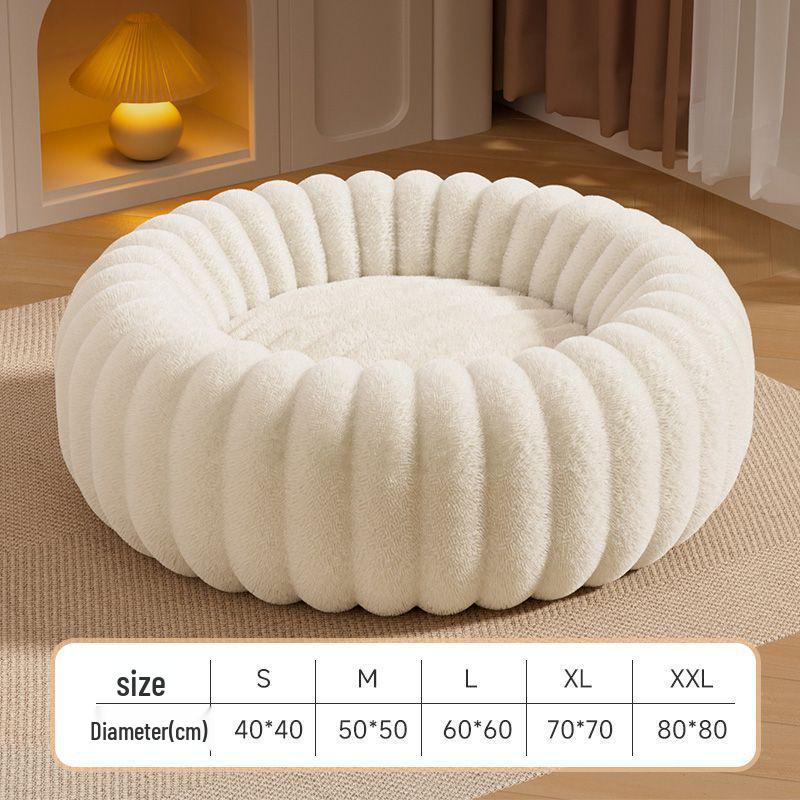 Cozy Winter Cat Nest: Warm Multi-Nest Bed for Kittens & Families