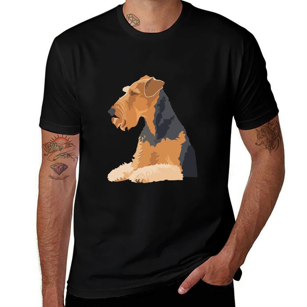 Airedale Terrier TShirt Festival Short Sleeve TShirt
