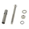 5 Pcs M6x60mm Stainless Steel Expansion Screw Expansion Bolt Anchor Sleeve Concrete Anchor Bolt Link Rod Wall Fastener Nail