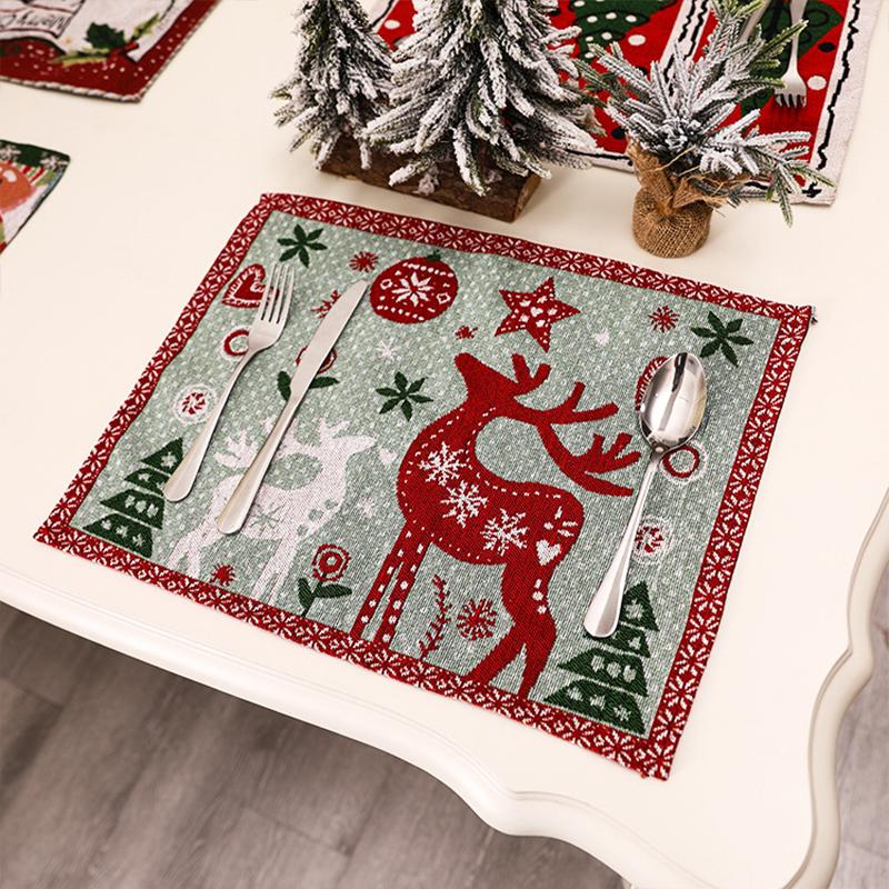 Christmas Tablecloth Merry Christmas Decorations For Home 2024 Xmas Table Cover Navidad Noel Table Cloth Decor New Year 2025