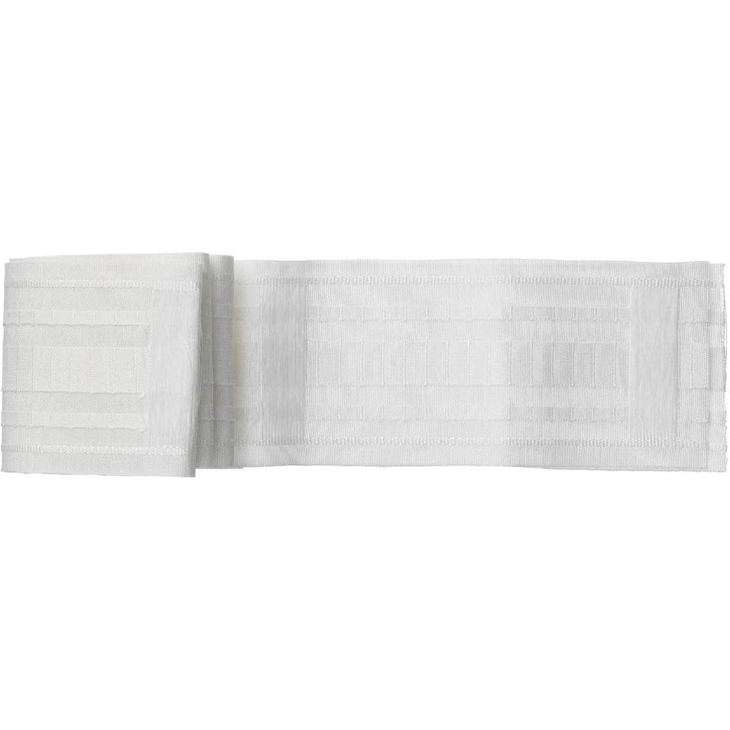 Curtain Accessory Kronill Gathering Heading Tape for Making Pleated Curta,Width 3.3", Length 161", Curtain Pinch Tape Pull Pleat TapeWhite