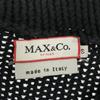 MAX&CO Made In Italy Long Sleeve Cotton Knit Jacket S Navy Men's Used