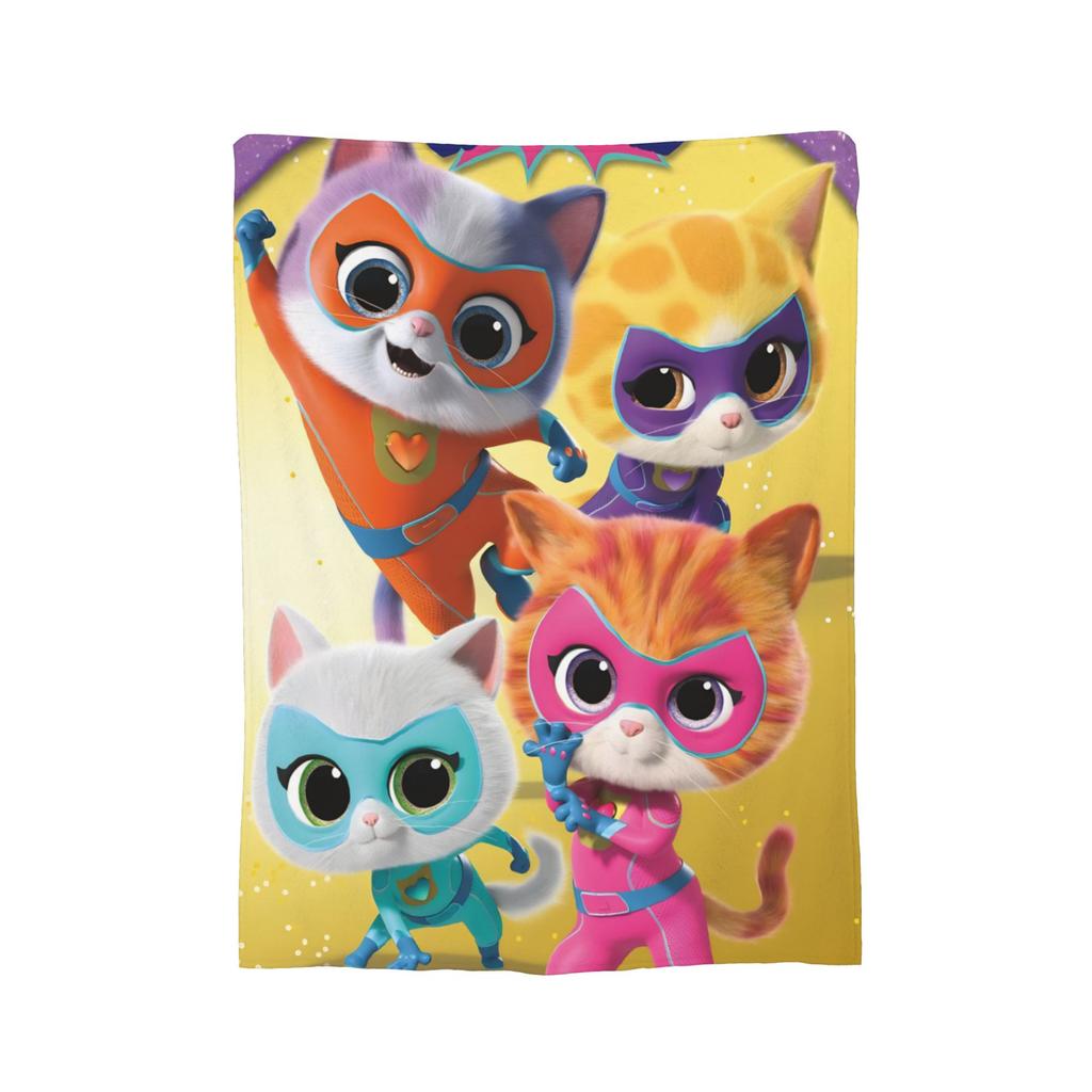 SuperKitties Blanket Super Soft Fleece Relax Present Throw Blanket Rug Piece