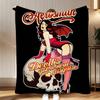 Classic Band Aerosmith Throw Soft Coral Fleece Blanket 310gsm Fluffy Warm Throw for Sofa Bed Couch Bedroom Decor