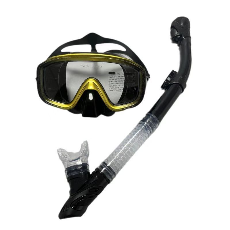 New Large Frame Diving Goggles Snorkel Set