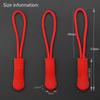 5pcs Zipper Pull Puller End Fit Rope Tag Fixer Zip Cord Tab Replacement Clip Broken Buckle Travel Bag Suitcase