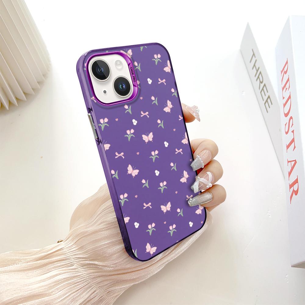 Fashion Colorful Sliver Double Sided Phone Shell Soft Edge Hard Case Full Cover Shockproof Phone Casing for Samsung A16 A55 Xiaomi Redmi 14C Poco C75