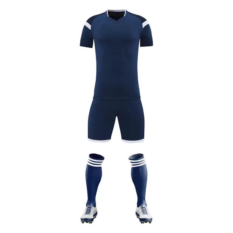 

A training suit for a delivery enterprise unit, quick-drying and breathable game football jersey, printed new football jersey set 4XL
