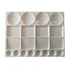 Color Palette with 20 Large Grids, Easy to Clean, Art Class Paint Tray