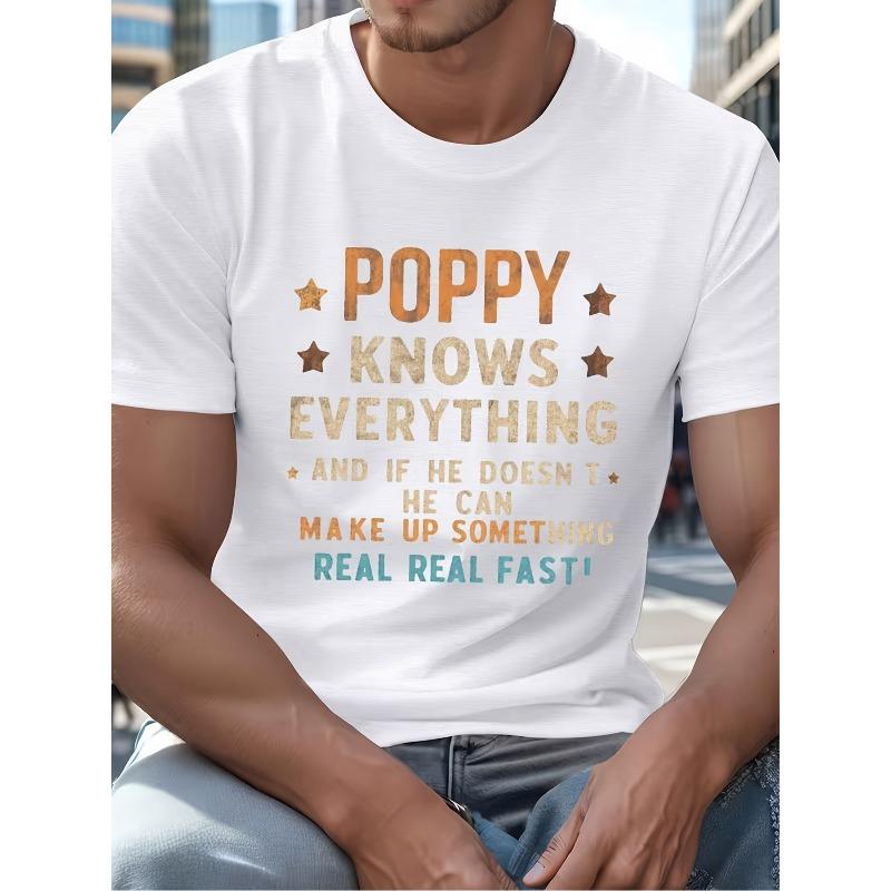 

European sizes Men s Summer T-Shirt Humorous Graphic European American Fashion Trend The Best Gift Single Sided Printed T Shirt 4XL