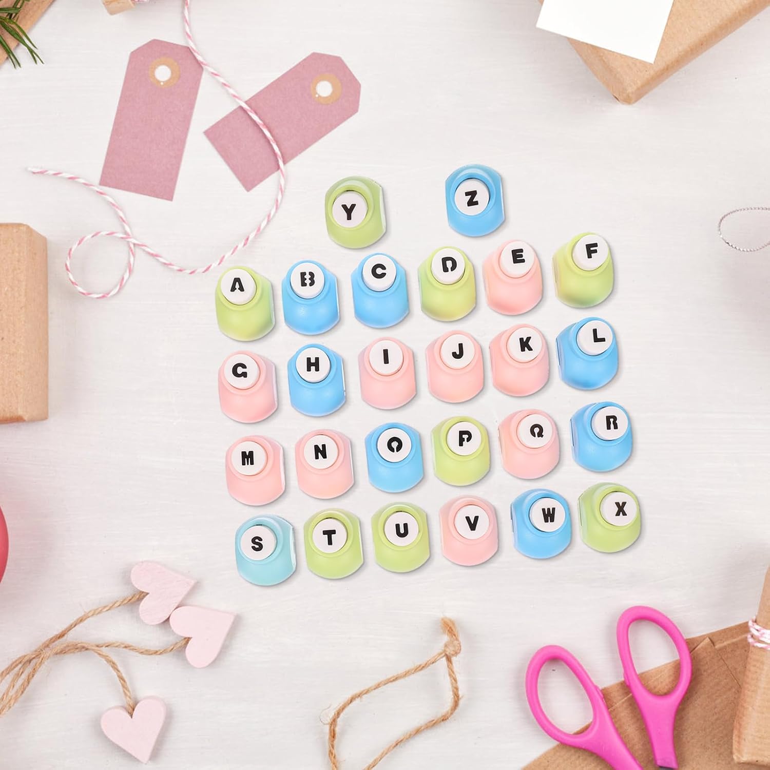 

Набор бумажных дыроколов с алфавитом Дыроколы для скрапбукинга Дырокол для букв Принадлежности для скрапбукинга для поздравительных открыток, искусства и ремесел, школьных проектов