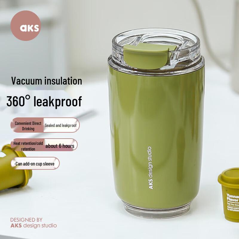 AKS Stainless Steel Insulated Portable Coffee Mug