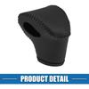 Automatic Gear Shift Knob Cover Sheath Transmission Boot Shift Lever for Kia Seltos 2021-2023 Faux Leather Black
