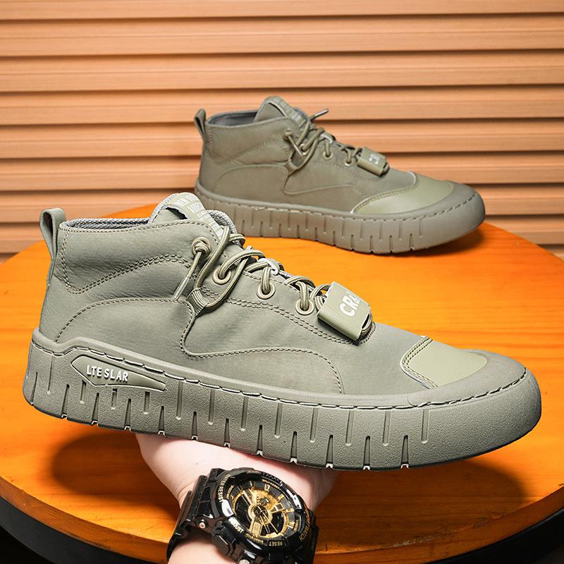 Shoes spring new lazy casual shoes youth platform wear-resistant board shoes 39