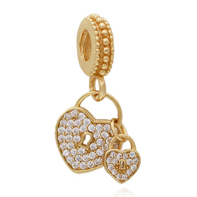 2stk/lott Sølvfarge Fjærnøkkel Life Treperler Charms Dingle Passer Diy Armbånd Halskjede For Kvinner Menn Kone Smykker Gave 2022