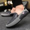 Summer Men's Flat Bottomed Single Shoes Canvas Casual Trend Set Feet Shallow Mouth Loafers Men Zapatos De Hombre Luxury Sneakers