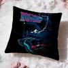 B-Back To The Future Cushion Cover Premium Comfort Reversible Pillow Cove -Two in One Design for Any Room & Car Interior
