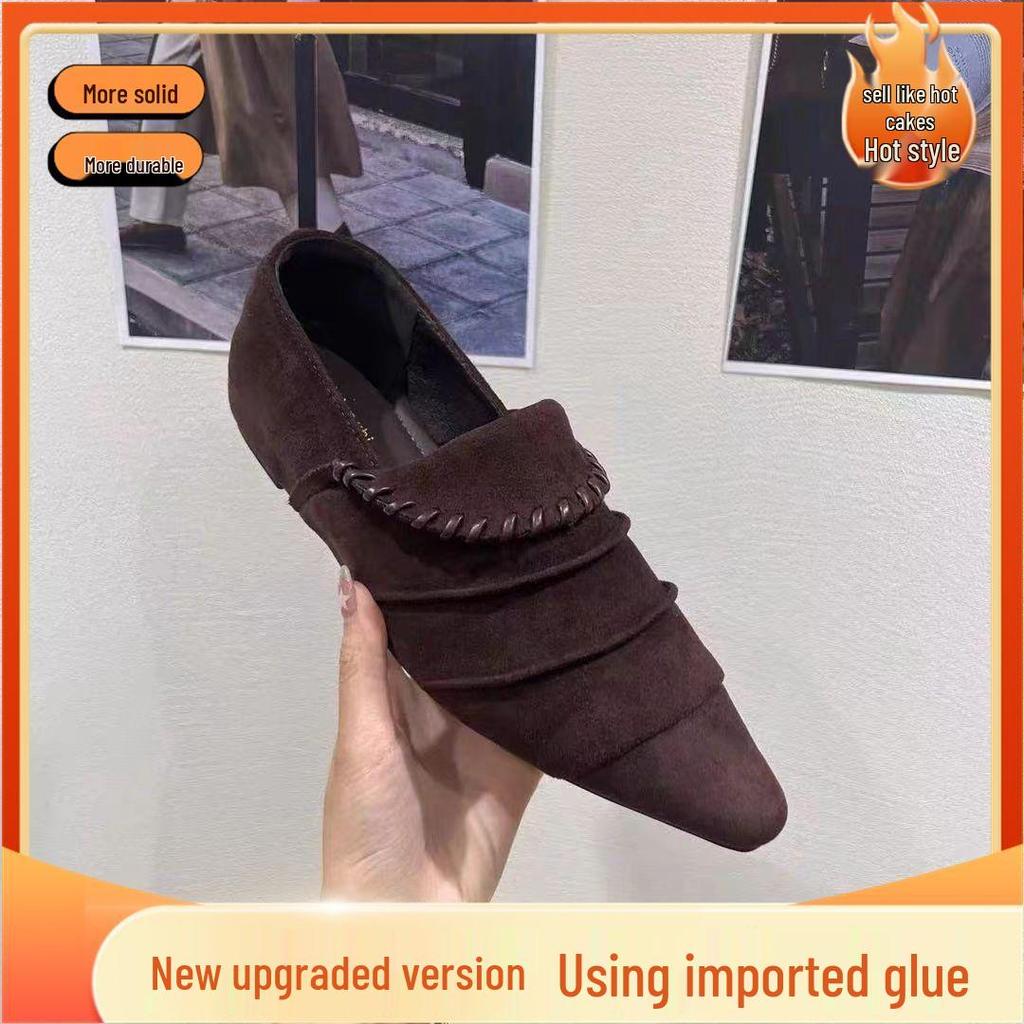 2025 Herbst/Winter Damen Spitzschuh Kitten Heel Ballerinas – Bequem, Casual, Ganzjahres