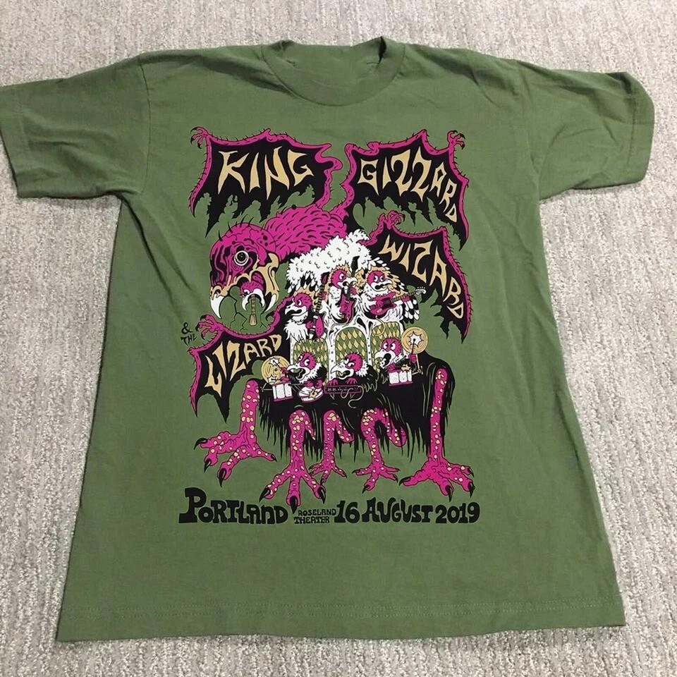 

King Gizzard & the Lizard Wizard Live Band Cotton S to 5XL T-shirt Unisex T-Shirt S