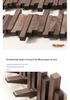Creative Wooden Wall-Mounted Piano Key Coat Rack with Entrance Hooks